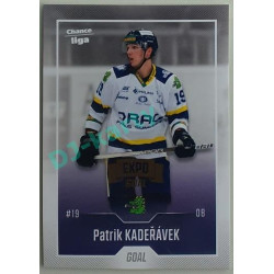 2022/23 Goal Cards Chance Liga 1. série #176 Patrik Kadeřávek Expo Pardubice
