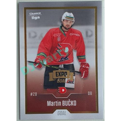 2022/23 Goal Cards Chance Liga 1. série #147 Martin Bučko Expo Pardubice Gold 1 of 3