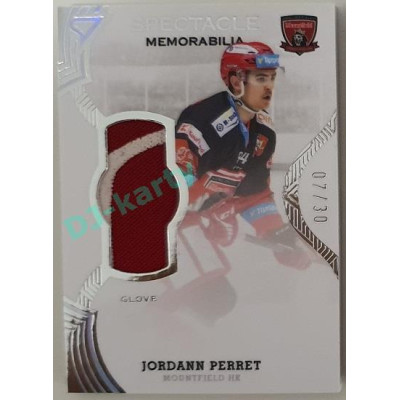 2021/22 Sportzoo TIPSPORT ELH 2. série #SR-JP Jordann Perret Spectable Memorabilia 07/30