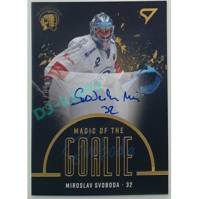 2022/23 Sportzoo ELH 1. série #MGS-MS Miroslav Svoboda Magic of the Goalie Auto xx/85