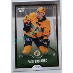 2022/23 Goal Cards Chance Liga 1. série #030 Peter Lichanec Gold 04/23