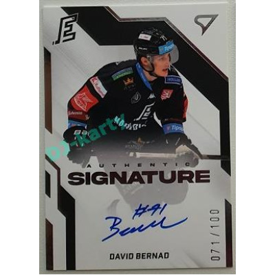 2022/23 Sportzoo ELH 2. série #AS2-DB David Bernad Signature level 2 xxx/100