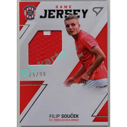2022/23 Sportzoo Fortuna Liga 2. série #GJ-FS Filip Souček Game Jersey 25/99