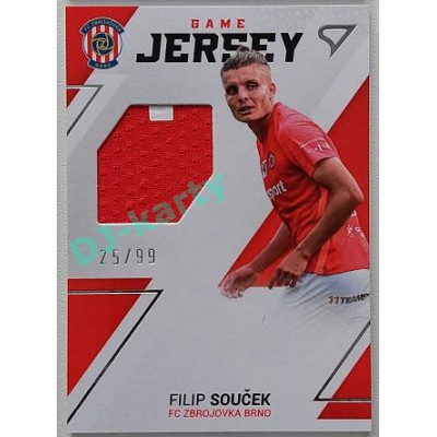 2022/23 Sportzoo Fortuna Liga 2. série #GJ-FS Filip Souček Game Jersey 25/99
