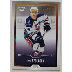 2022/23 Goal Cards Chance Liga Update #443 Ivo Sedláček Gold xx/23