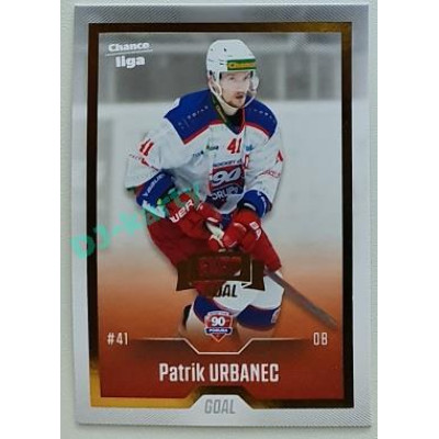 2022/23 Goal Cards Chance Liga 2. série #360 Patrik Urbanec Expo Gold 1 of 3
