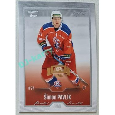2022/23 Goal Cards Chance Liga 2. série #363 Šimon Pavlík Expo Silver 1 of 3