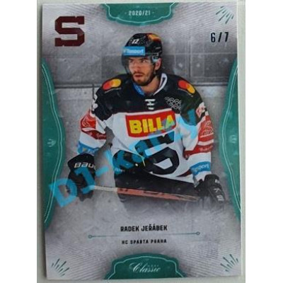 2020/21 OFS 2. série Radek Jeřábek #257 6/7 Blue Aquadropp