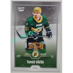 2022/23 Goal Cards Chance Liga Update #419 Tomáš Vávra Expo Silver 1 of 3