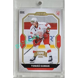 2023/24 Goal cards Chance Liga 2. série #342 Tomáš Guman Expo Gold 1of7