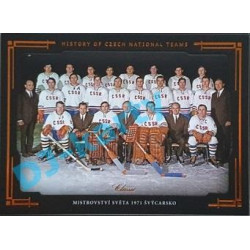 2020 OFS SSČH Mistrovství světa 1971 Švýcarsko #HCNT-25 09/20 History of Czech National Teams Cooper