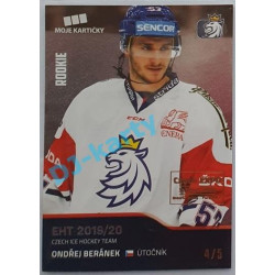 2020 MK reprezentace Ondřej Beránek #1 4/5 Silver Czech Expo