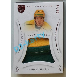 2021/22 OFS The Final Series Jakub Jenáček #JER-JE 09/10 Game Used Jersey Red