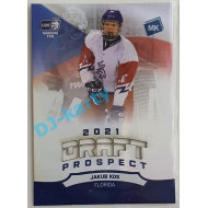 2021 MK reprezentace Jakub Kos #DP6 Draft Prospects Rainbow laser