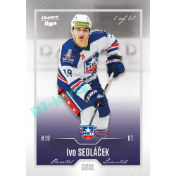 2022/23 Goal Cards Chance Liga Update #443 Ivo Sedláček Silver 1 of 60