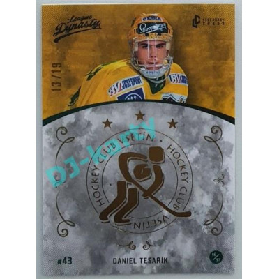 2021 Legendary Cards League Dynasty Vsetín Daniel Tesařík #79 13/19 Gold Rainbow