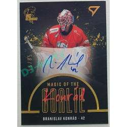 2022/23 Sportzoo ELH 1. série #MGS-BK Branislav Konrád Magic of the Goalie Auto xx/85