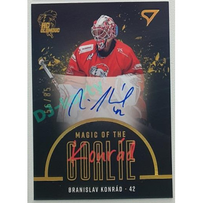 2022/23 Sportzoo ELH 1. série #MGS-BK Branislav Konrád Magic of the Goalie Auto xx/85