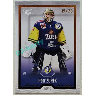 2022/23 Goal Cards Chance Liga Update #444 Petr Žurek Gold xx/23