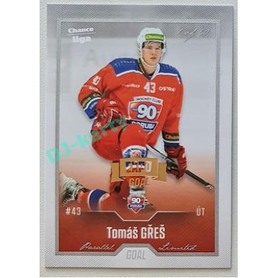 2022/23 Goal Cards Chance Liga 2. série #365 Tomáš Gřeš Expo Silver 1 of 3