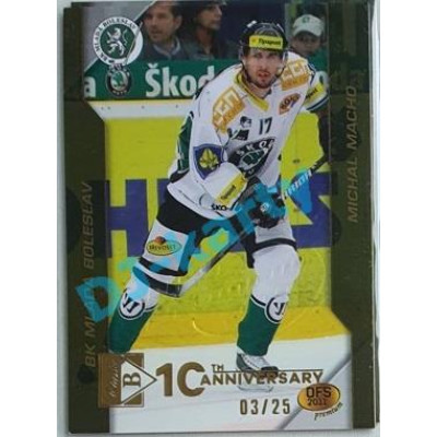 2020/21 OFS 2. série Michal Macho #44 03/25 Buyback Embosed GOLD