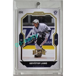 2023/24 Goal cards Chance Liga 2. série #350 Kryštof Lang Expo Gold 1of7