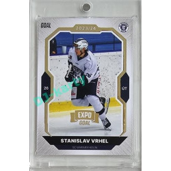 2023/24 Goal cards Chance Liga 2. série #351 Stanislav Vrhel Expo Gold 1of7