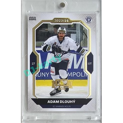 2023/24 Goal cards Chance Liga 2. série #352 Adam Dlouhý Expo Gold 1of7