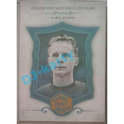 2020 OFS Síň slávy českého hokeje Karel Stibor #SSCH-092 First Day of Issue Rainbow