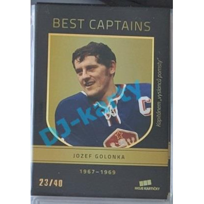 2020 MK reprezentace Jozef Golonka #3 23/40 Best Captains