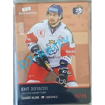 2020 MK reprezentace Lukáš Klok RC EHT #14 14/25 Red