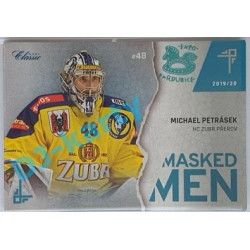 2019/20 OFS Chance liga Michael Petrásek #MM-MPE xx/15 Masked Men Expo Pard.