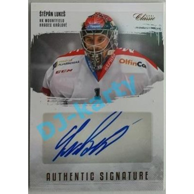 2019/20 OFS Štěpán Lukeš #AS-ŠLU 6/6 Authentic Signature Rainbow (Level 1)