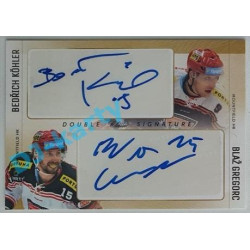 2016/17 OFS Bedřich Köhler/Blaž Gregorc #DS-35 02/14 Double Signature
