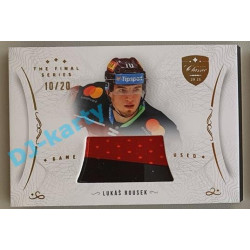 2021/22 OFS The Final Series Lukáš Rousek #STI-ROL 10/20 Game Used Stick Gold