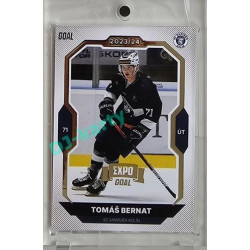 2023/24 Goal cards Chance Liga 2. série #357 Tomáš Bernat Expo Gold 1of7
