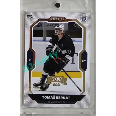 2023/24 Goal cards Chance Liga 2. série #357 Tomáš Bernat Expo Gold 1of7