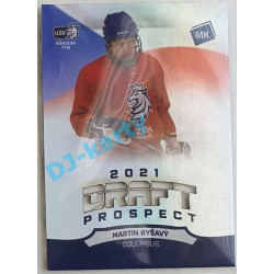 2021 MK reprezentace Martin Ryšavý #DP7 Draft Prospects Rainbow laser