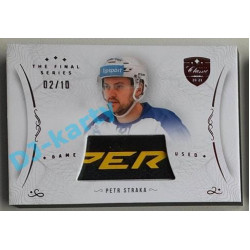 2021/22 OFS The Final Series Petr Straka #STI-STP 02/10 Game Used Stick Red