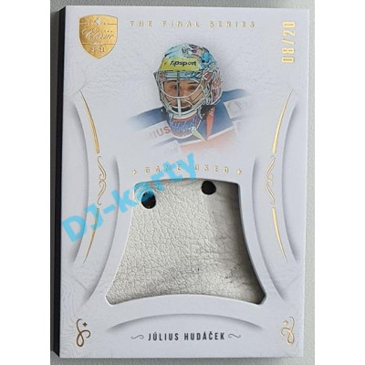 2021/22 OFS The Final Series Július Hudáček #MEM-JD 08/20 Game Used Gold