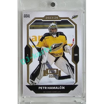 2023/24 Goal cards Chance Liga 2. série #358 Petr Hamalčík Expo Gold 1of7