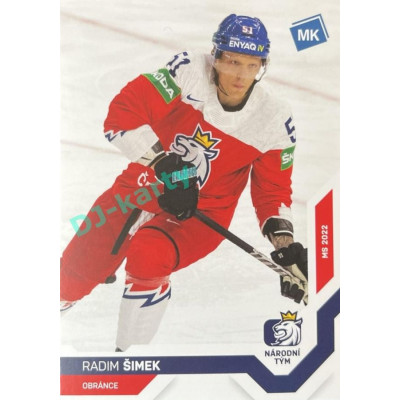 2021/22 MK reprezentace #045 Radim Šimek MS