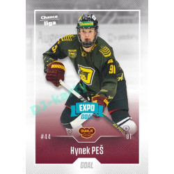 2022/23 Goal Cards Chance Liga Update #408 Hynek Peš Expo Blue