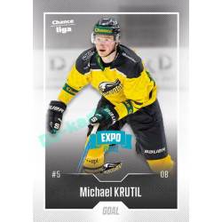2022/23 Goal Cards Chance Liga Update #421 Michael Krutil Expo Blue