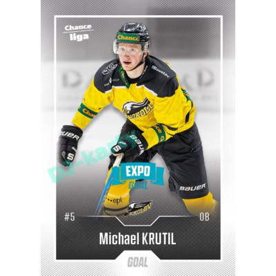 2022/23 Goal Cards Chance Liga Update #421 Michael Krutil Expo Blue