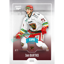2022/23 Goal Cards Chance Liga Update #429 Jan Bartko Expo Blue