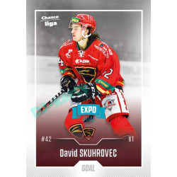 2022/23 Goal Cards Chance Liga Update #434 David Skuhrovec Expo Blue