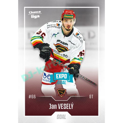 2022/23 Goal Cards Chance Liga Update #435 Jan Veselý Expo Blue