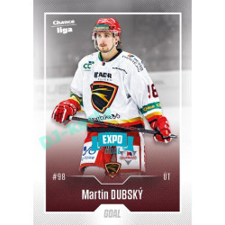2022/23 Goal Cards Chance Liga Update #436 Martin Dubský Expo Blue