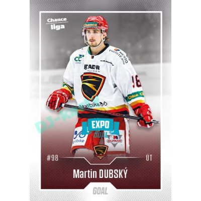 2022/23 Goal Cards Chance Liga Update #436 Martin Dubský Expo Blue